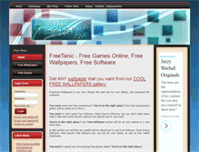 Tablet Screenshot of freetanic.com